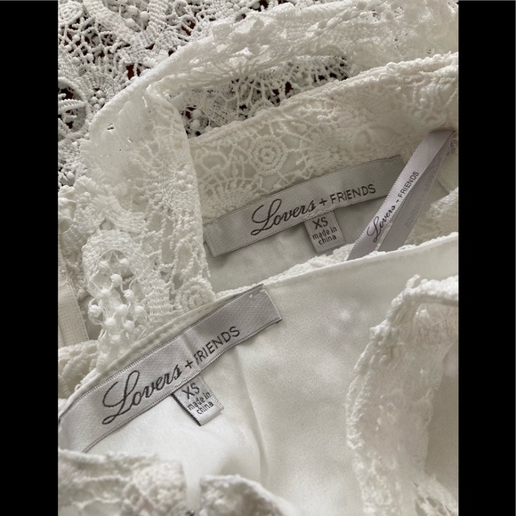 [LOVERS+ FRIENDS] Lace Crop Top & Skirt Set - Picture 15 of 15